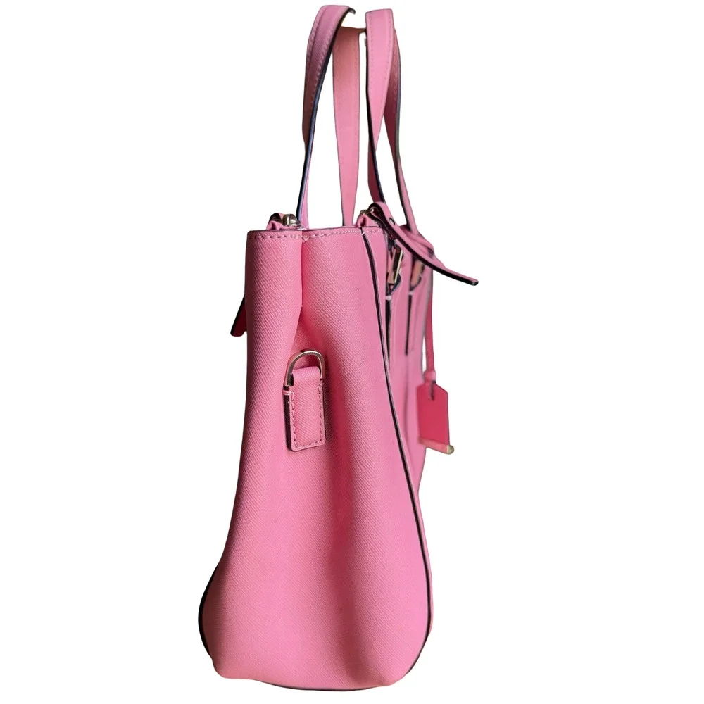 Kate Spade New York Cameron Street Satchel Pink Handbag Purse Leather Bag 11x9x4